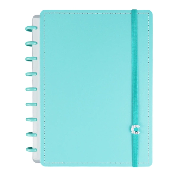 CADERNO INTELIGENTE MÉDIO AQUAMARINE
