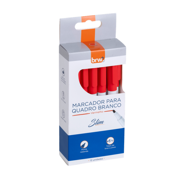 MARCADOR QUADRO BRANCO SLIM