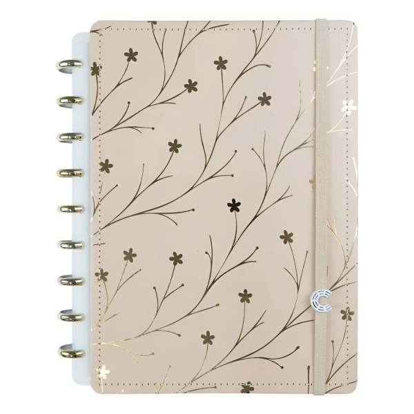 CADERNO INTELIGENTE MISS FLORAL MEDIO