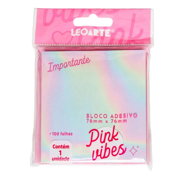 BLOCO NOTAS PINK VIBES
