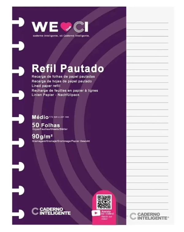 REFIL PAUTADO MÉDIO