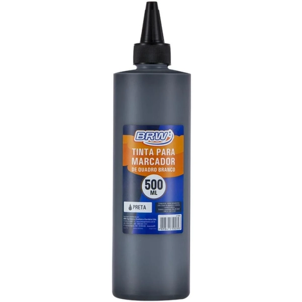 TINTA PARA MARCADOR QUADRO BRANCO 500ML - PRETO