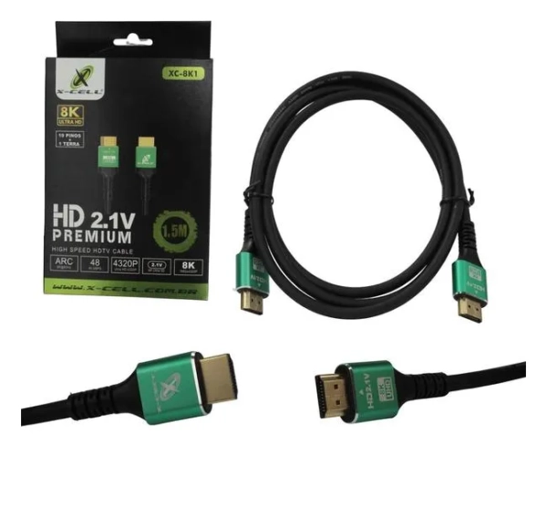 CABO HDMI 8K 1.5 METROS XC-8K1