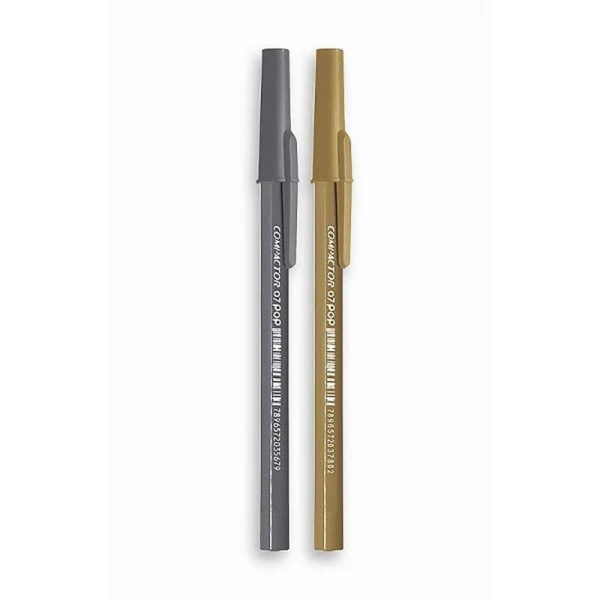 ESFEROGRÁFICA 0.7 POP GOLD/SILVER - BLISTER COM 2