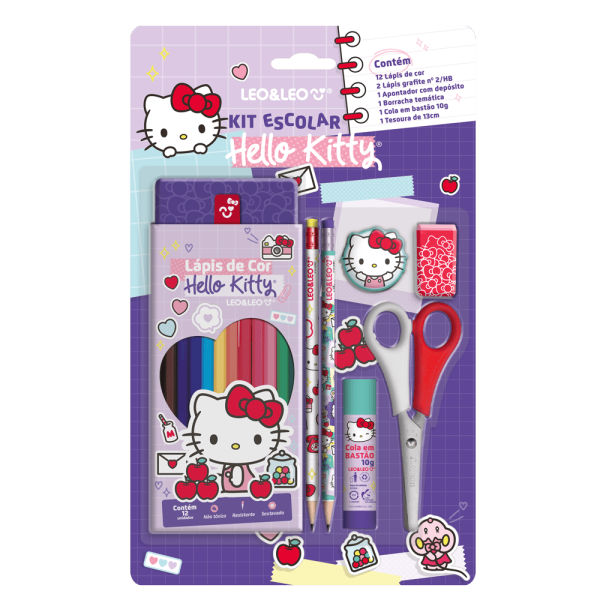 KIT ESCOLAR - HELLO KITTY