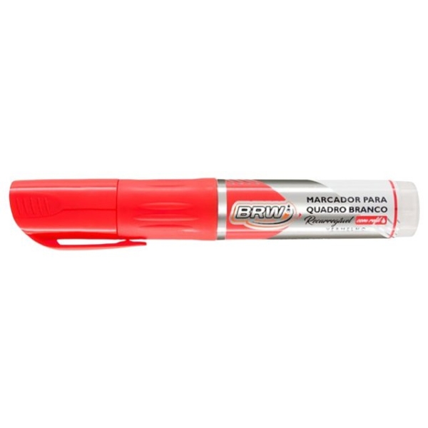 MARCDOR QUADRO BRANCO RECARREGÁVEL VERMELHO