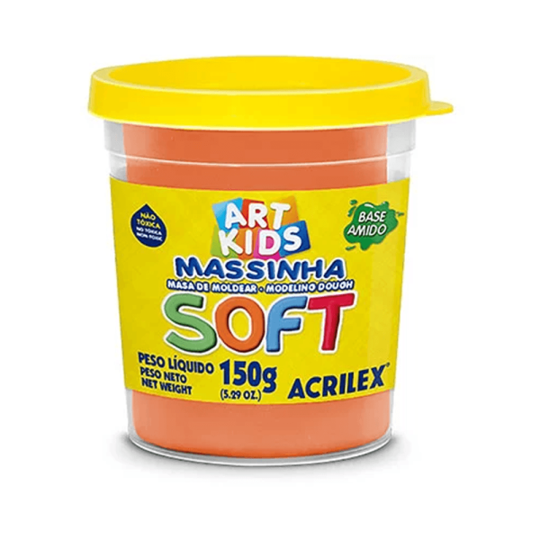 MASSA DE MODELAR SOFT 150G - LARANJA