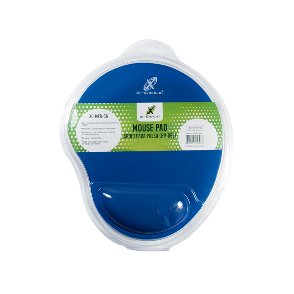 MOUSE PAD COM APOIO GEL CORES