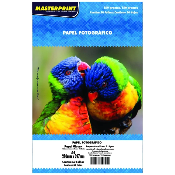PAPEL FOTOGRÁFICO GLOSSY 150G