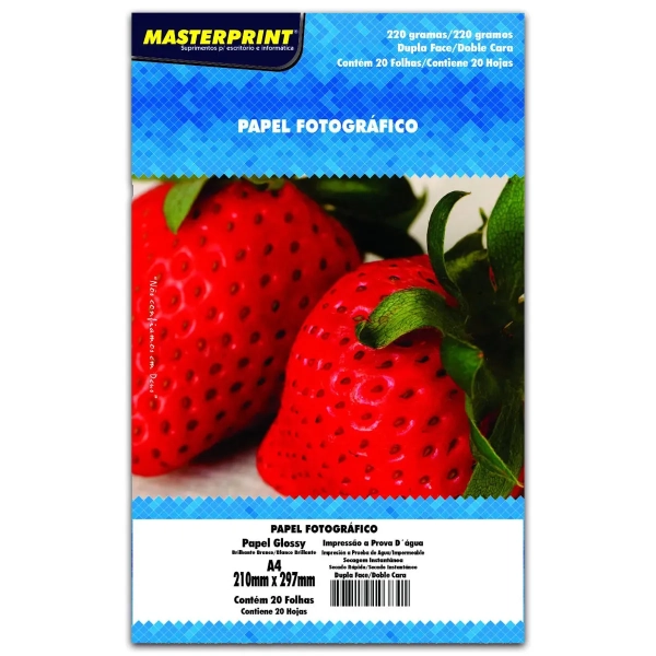 PAPEL FOTOGRÁFICO DUPLA FACE 220G