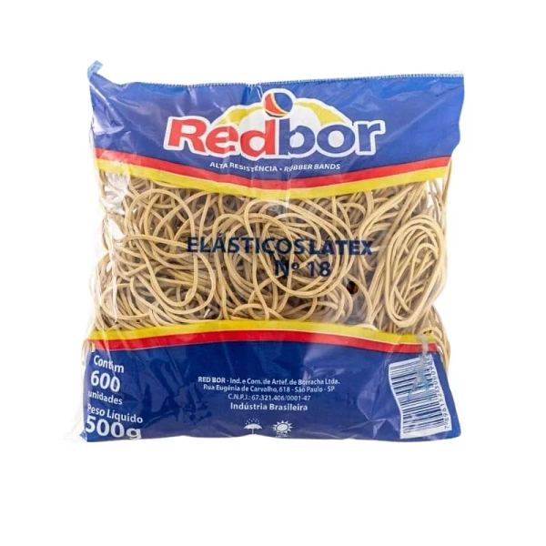 ELÁSTICO REDBOR 600 UNIDADES