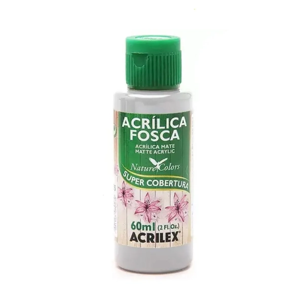 TINTA ACRILICA FOSCA 60ML CINZA