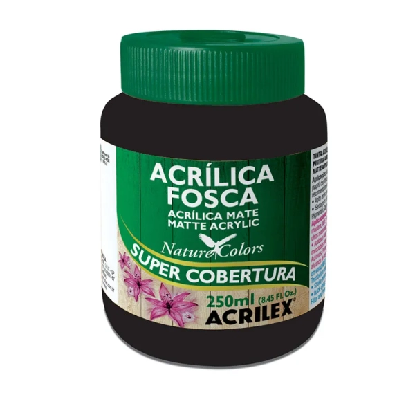 TINTA FOSCA 250ML PRETO