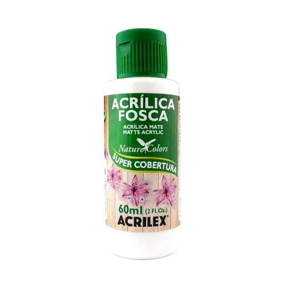 TINTA ACRILICA FOSCA 60ML BRANCO