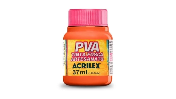 TINTA FOSCA PARA ARTESANATO 37ML LARANJA