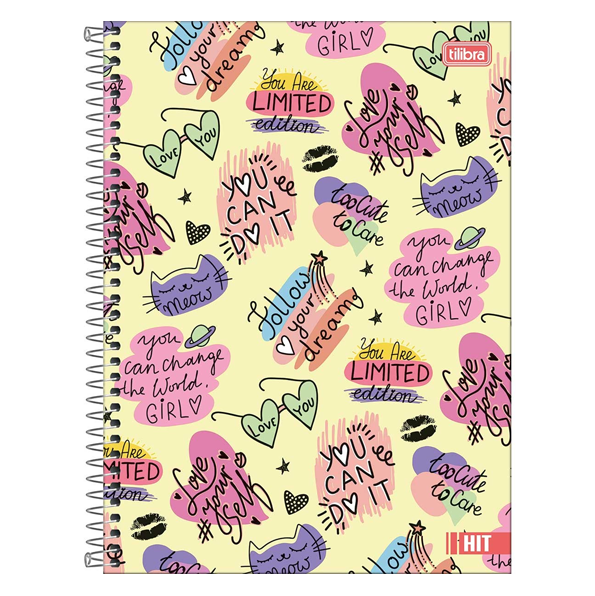 CADERNO CD UNIV.HIT FEM 16M 256F - TILIBRA - Imagem 2
