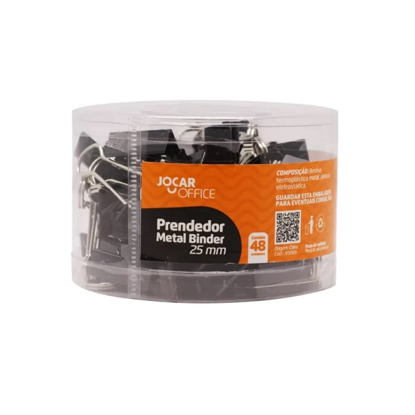 PRENDEDOR DE PAPEL 25MM BINDER