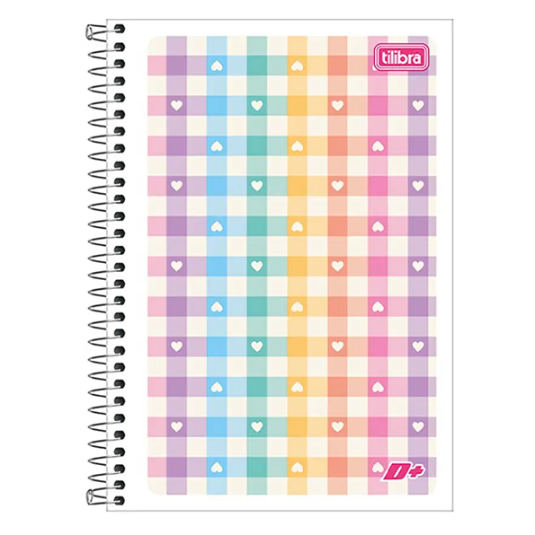 CADERNO ESPIRAL CAPA FLEXÍVEL 1/4 D+ 96 FOLHAS - TILIBRA - Imagem 2
