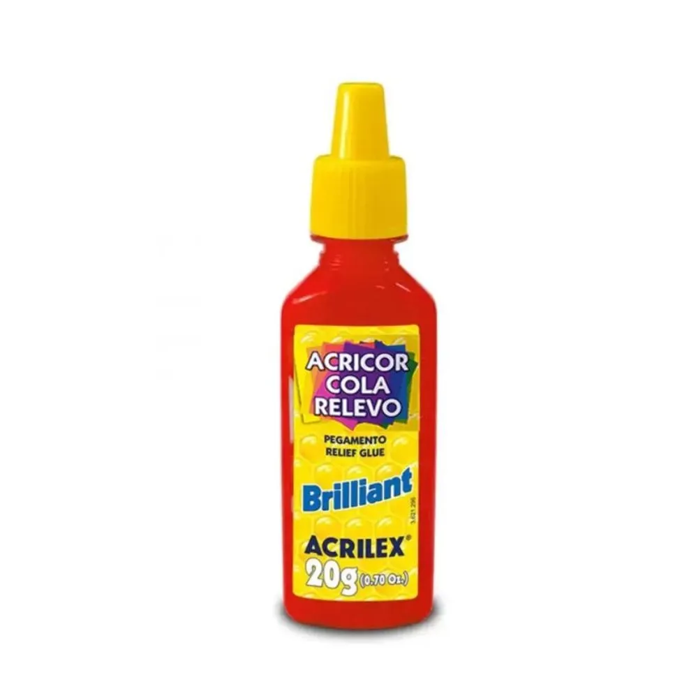 ACRICOR COLA RELEVO - VERMELHO