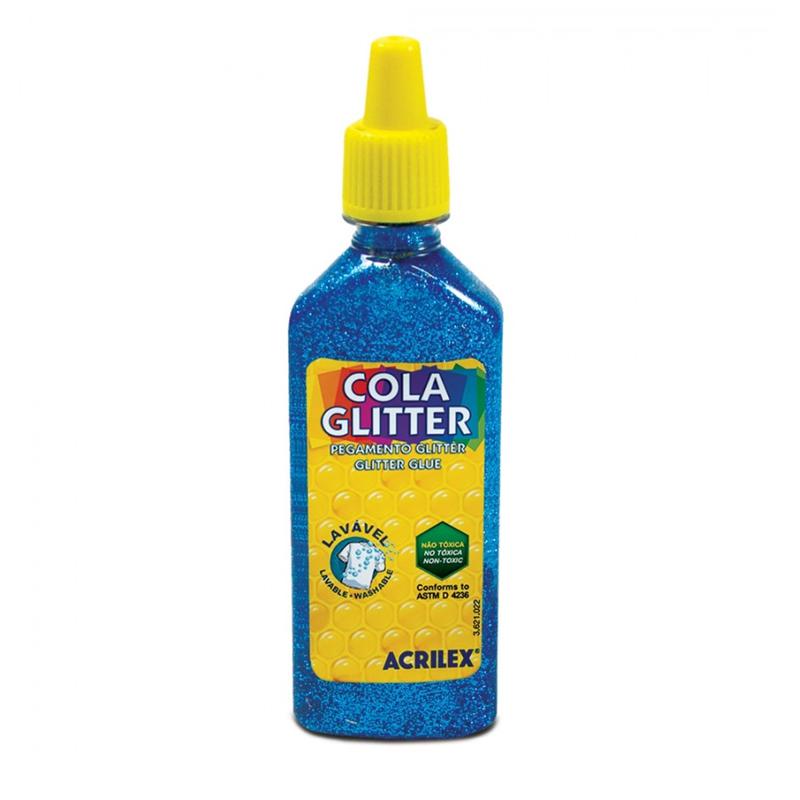 COLA GLITTER AZUL - ACRILEX