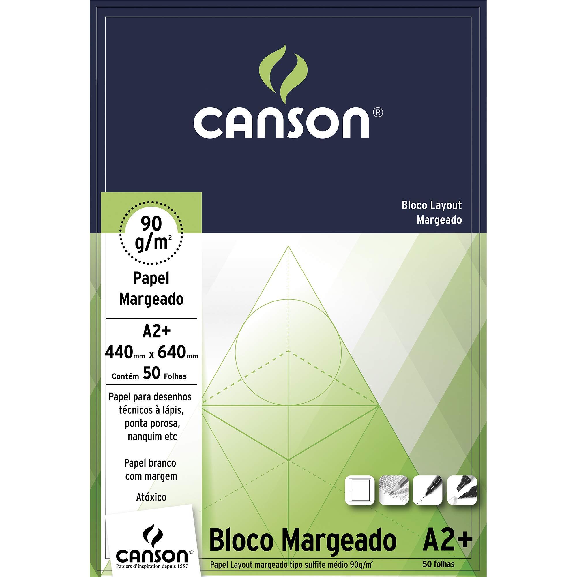 PAPEL LAYOUT MARGEADO A3 90G - CANSON