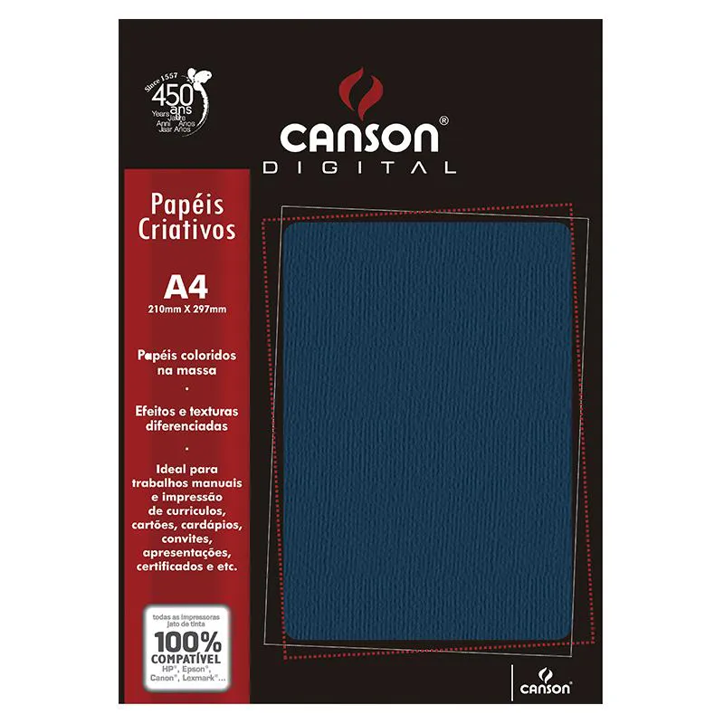PAPEL MICRO COTELE AZUL MARINHO - CANSON