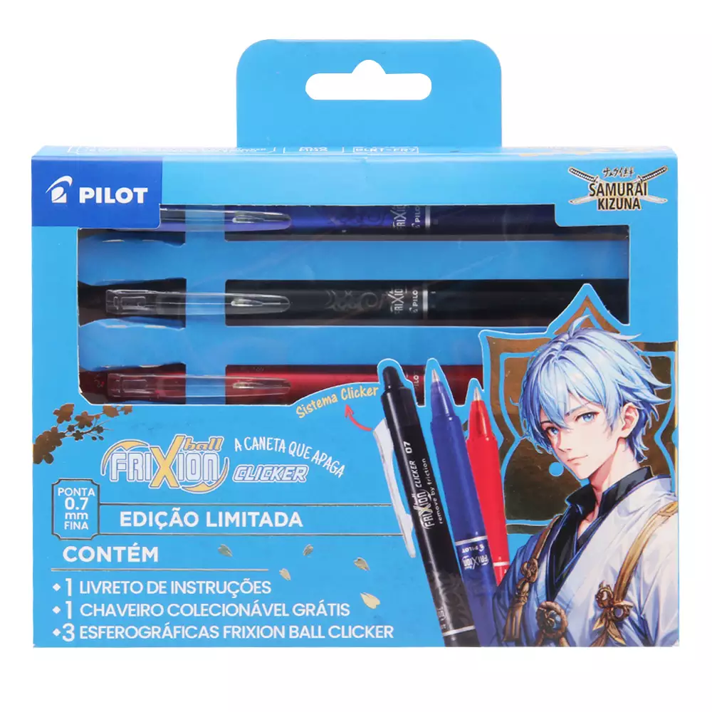 KIT CANETA ESFEROGRAFICA FRIXON CLICKER 0.7MM - PILOT