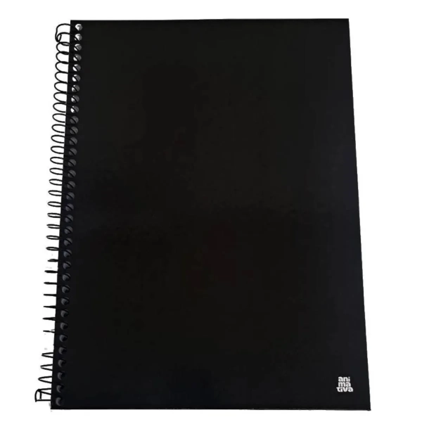 CADERNO UNIVERSITARIO - KBOM BLACK (20 MATÉRIAS)