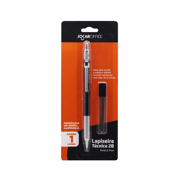 LAPISEIRA TECNICA 0.7MM 2B + GRAFITE