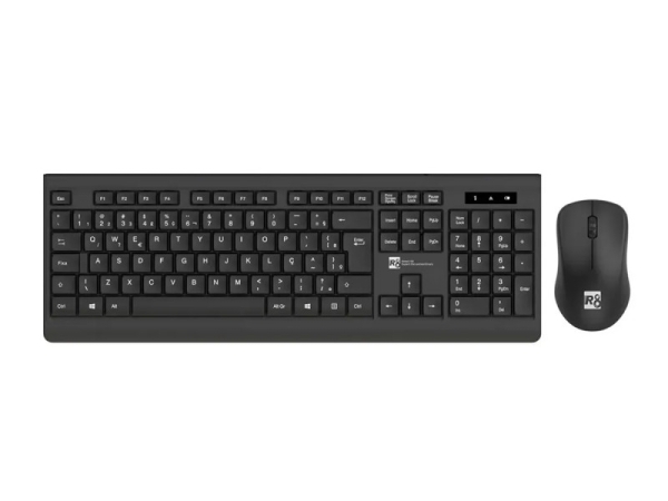 TECLADO E MOUSE SEM FIO KM1913