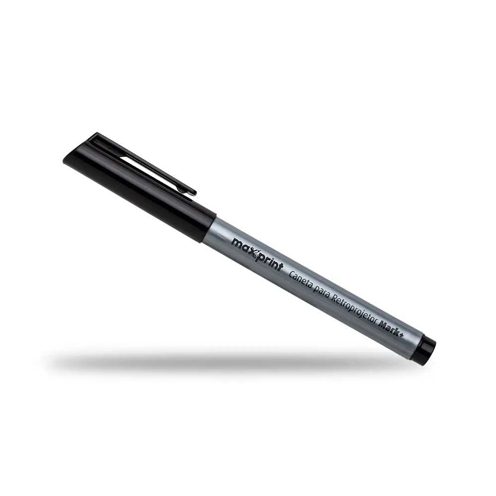 CANETA PARA RETROPROJETOR PRETA MAXPRINT