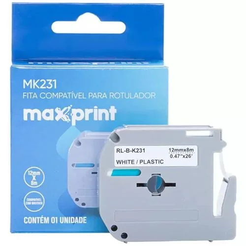 FITA PARA ROTULADOR BROTHER MK231- MAXPRINT