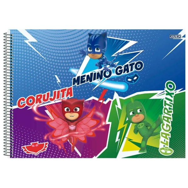 CADERNO CARTOGRAFIA - PJ MASKS