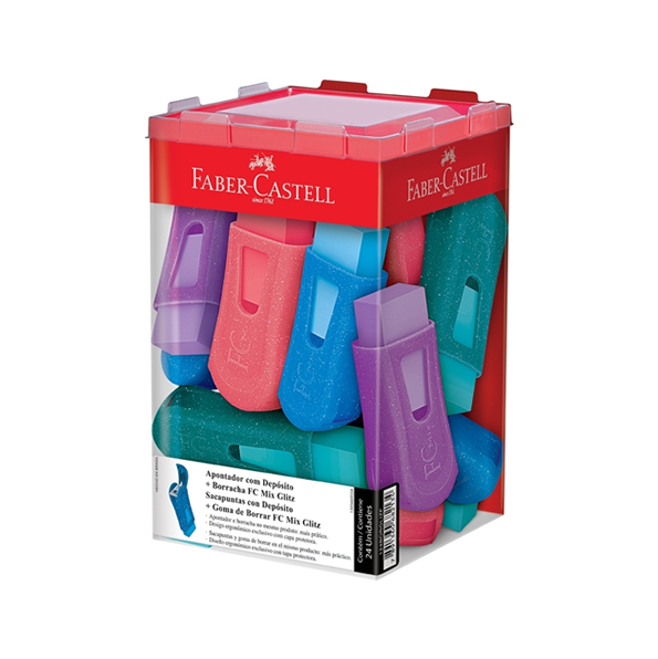 APONTADOR C/ DEPOSITO TIRANGULAR - FABER CASTELL - Imagem 5