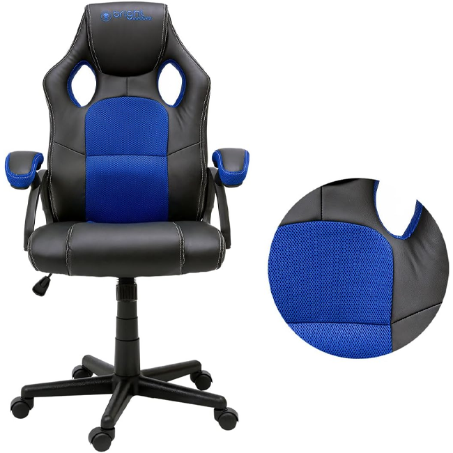 CADEIRA GAMER 01 AZUL - BRIGHT - Imagem 4