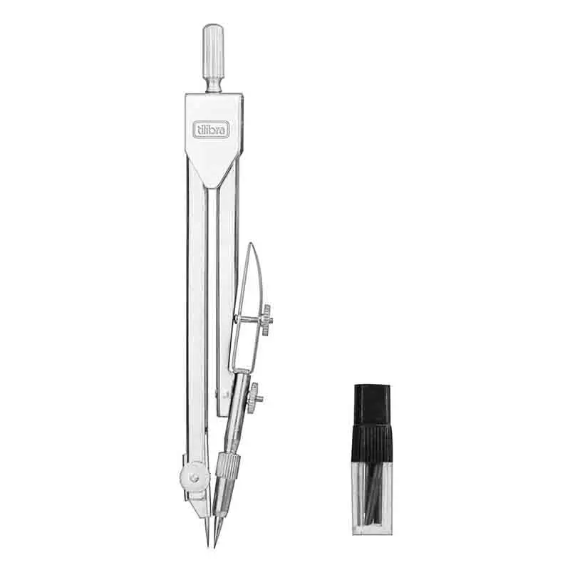 COMPASSO DE AÇO C502 COM ESTOJO - TILIBRA