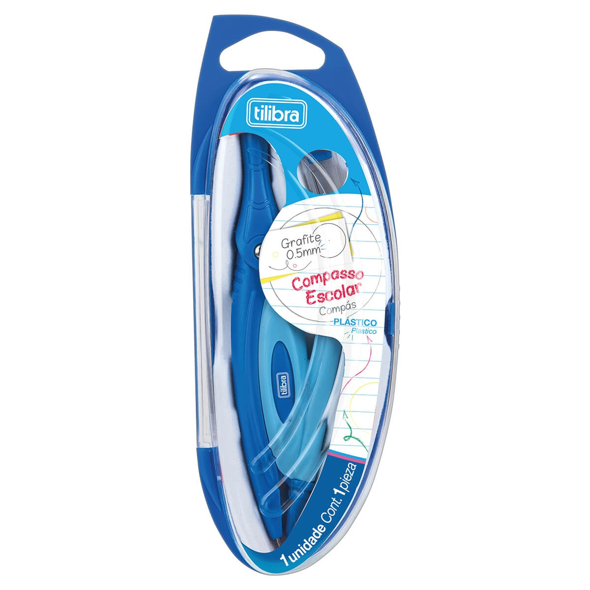 COMPASSO PLÁSTICO CORES - TILIBRA - Imagem 4