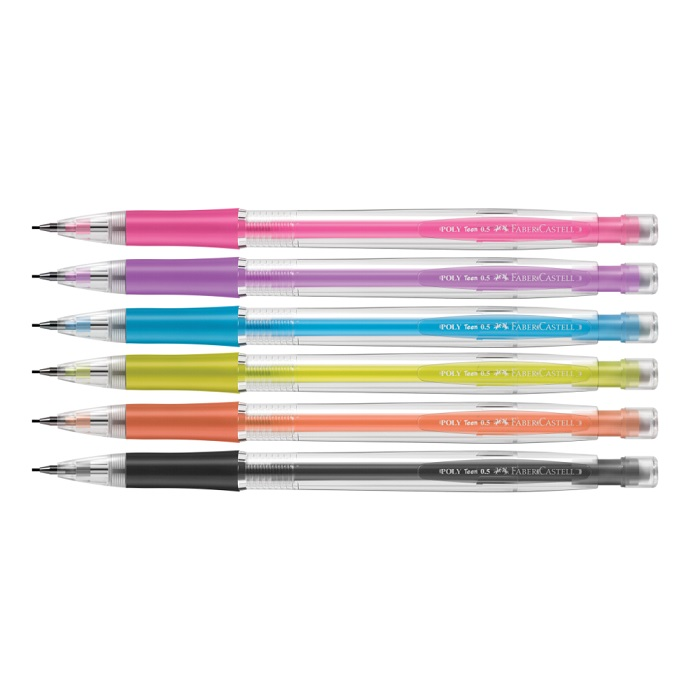 LAPISEIRA 0.5MM POLY TEEN COLOR - FABER CASTELL