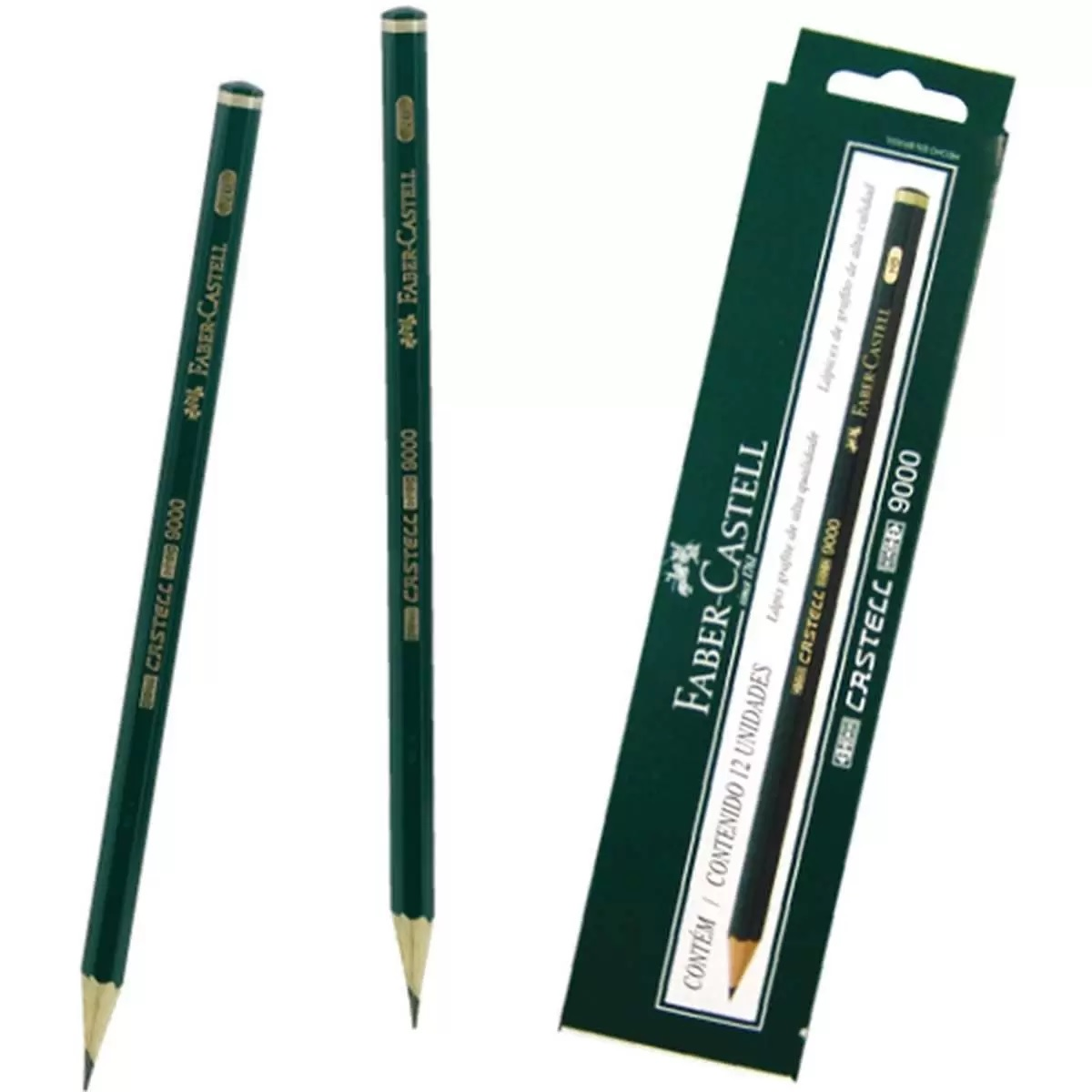 LAPIS GRAFITE 2H CAIXA C/12 - FABER CASTELL