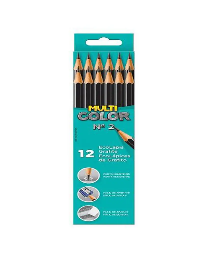 LAPIS GRAFITE N°2 MAD. SEXTAVADO C/12 - FABER CASTELL