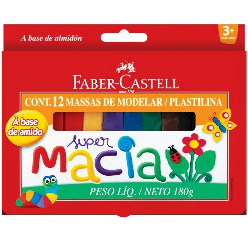 MASSA DE MODELAR BASE AMIDO - FABER CASTELL
