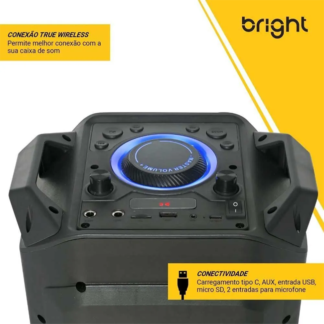 CAIXA DE SOM AMPLIFICADA SUPER NOVA - BRIGHT - Imagem 2