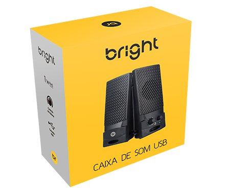 CAIXA DE SOM USB W1 - BRIGHT - Imagem 4