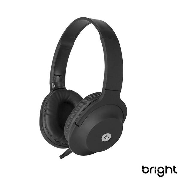 HEADPHONE PRETO C/ MICROFONE - BRIGHT - Imagem 2