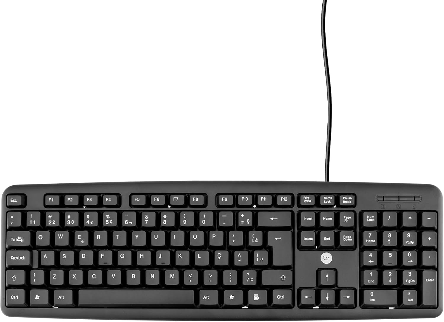 TECLADO PRETO USB 0014 - BRIGHT - Imagem 3