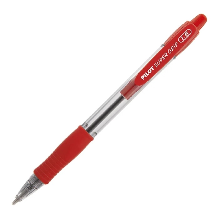 CANETA ESF. S-GRIP 10R 1.6 VERMELHA - PILOT