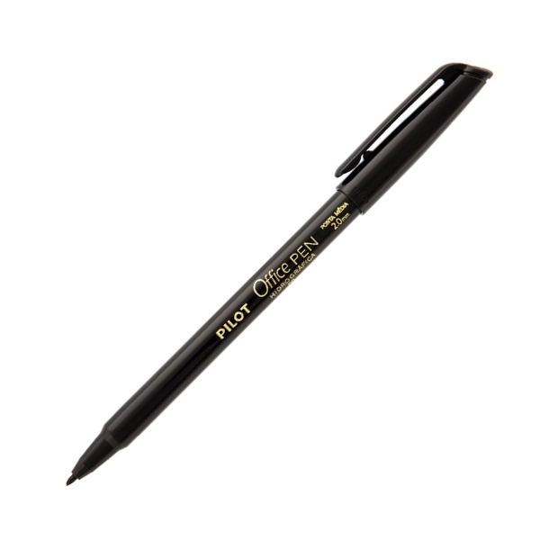 CANETA OFFICE PEN 2.0MM PRETO - PILOT