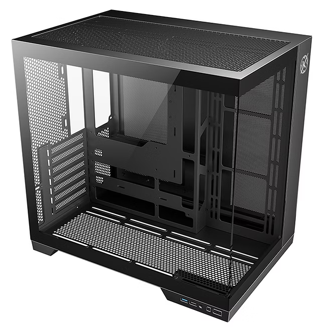 GABINETE ASGARD PRETO VIDRO TEMPERADO - Imagem 2
