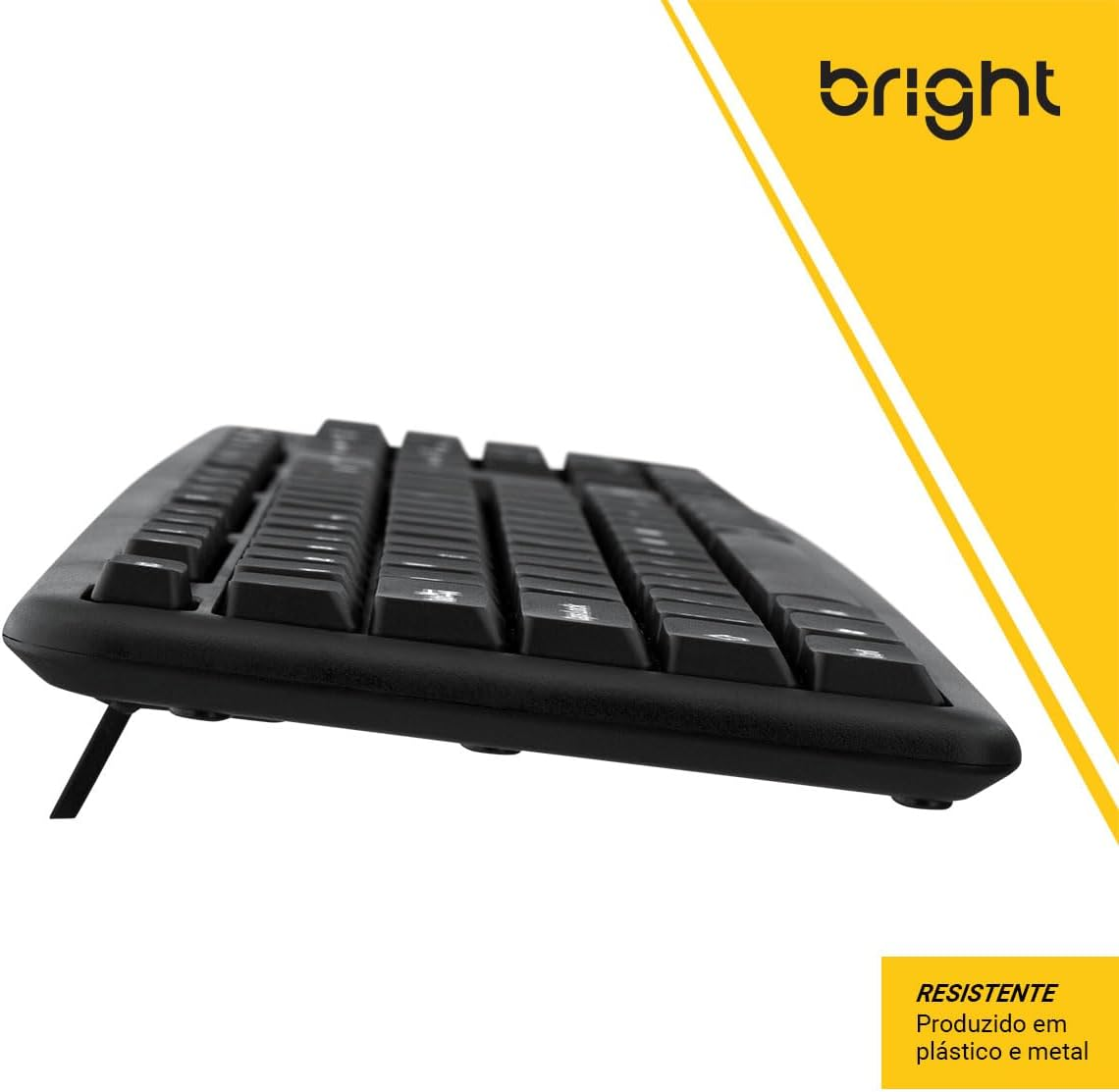TECLADO PRETO USB 0014 - BRIGHT - Imagem 7