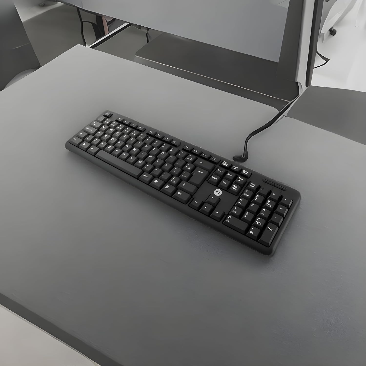 TECLADO PRETO USB 0014 - BRIGHT - Imagem 10